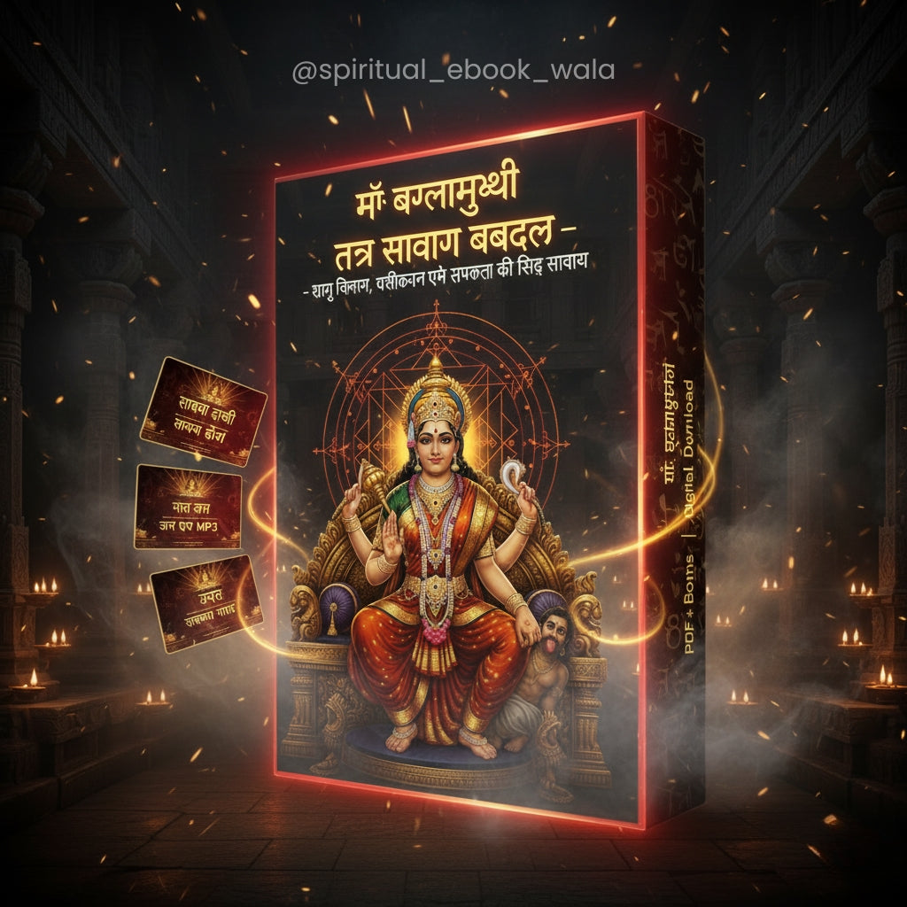 माँ बगलामुखी तंत्र साधना बंडल –  सिद्धि, साधनाएँ (PDF + MP3 +🎁 Bonus)